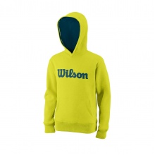 Wilson Kapuzenpullover (Hoodie, Baumwollmix) Script Cotton gelb Kinder